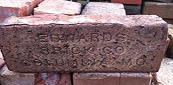 Weathered brick with Edwards Brick
